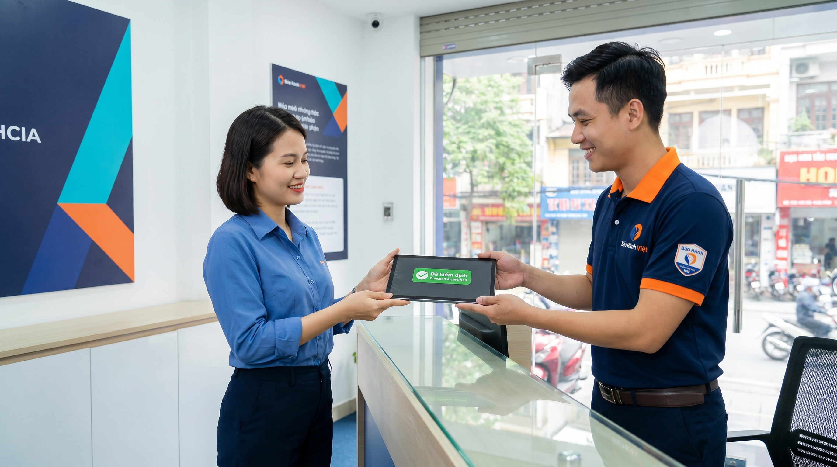Kỹ thuật viên INOLINK hỗ trợ kỹ thuật từ xa qua điện thoại và chẩn đoán thiết bị trên máy tính