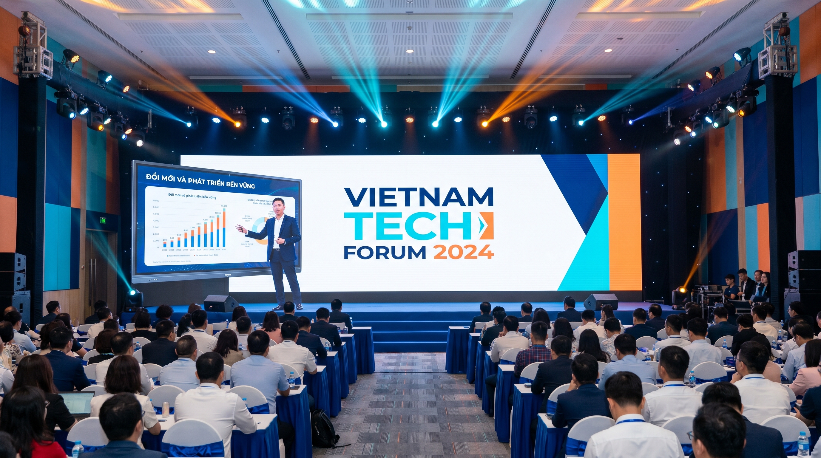 Màn hình tương tác và màn hình LED cho thuê phục vụ hội thảo sự kiện trình chiếu