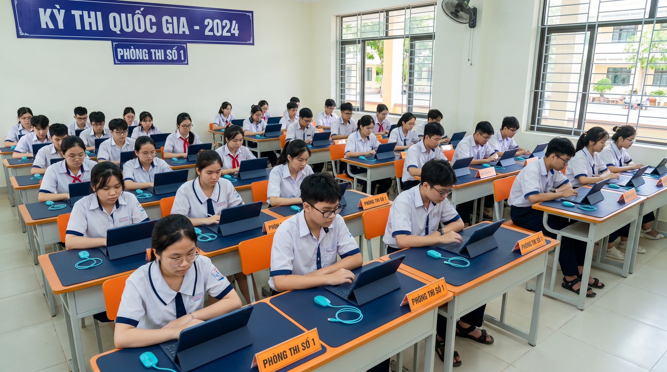 Máy tính bảng cho thuê phục vụ tập huấn và kỳ thi trên máy số lượng lớn