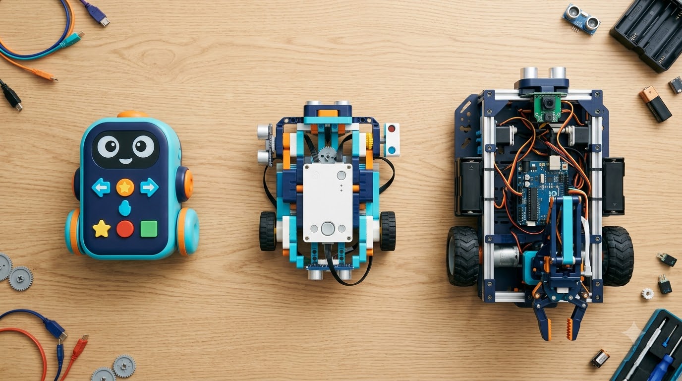 Các loại robot giáo dục theo cấp học