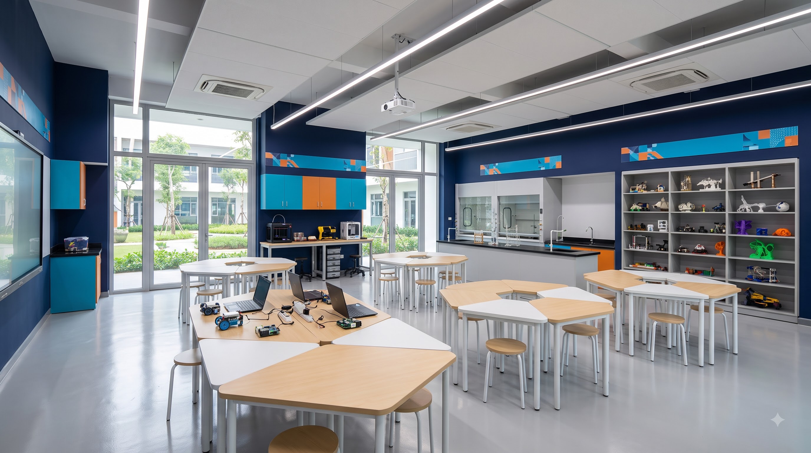 Thiết kế và thi công phòng STEM trọn gói cho trường học