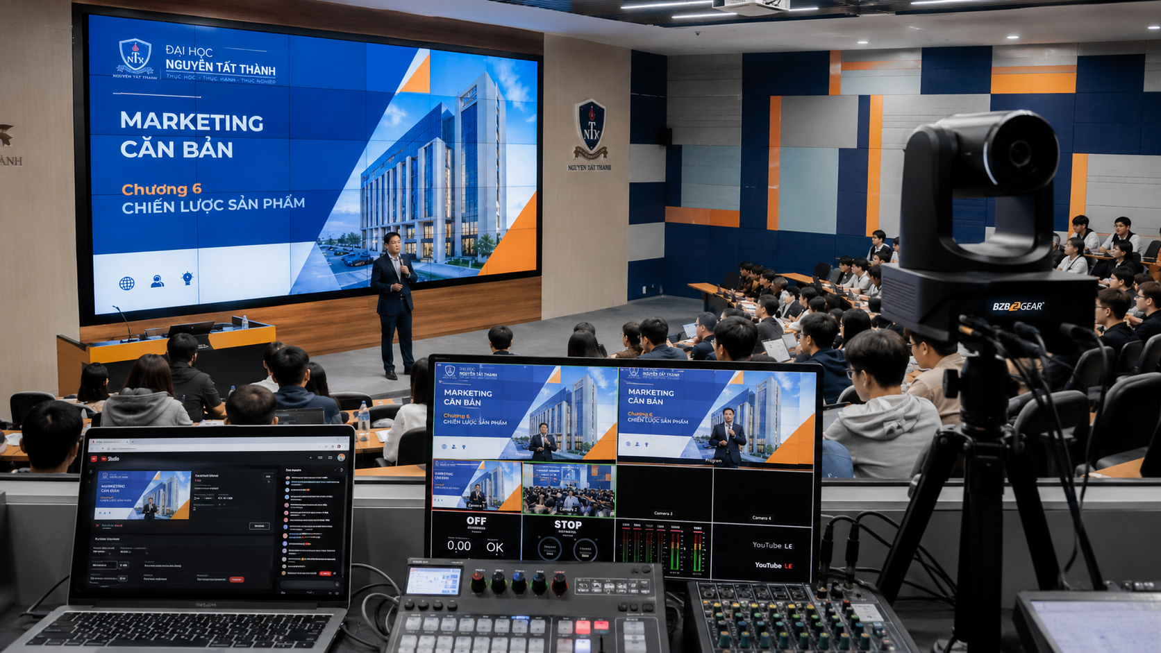 Hệ thống ghi hình lecture capture và phát trực tuyến bài giảng trong giảng đường đại học